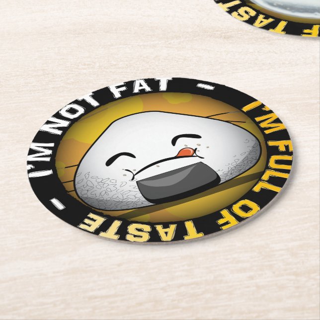 Porta-copo De Papel Redondo Bola rica japonesa (Angulado)