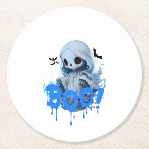 Porta-copo De Papel Redondo Boo 03