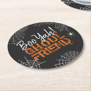 Porta-copo De Papel Redondo BooYah Ghoul Friend Halloween ID684
