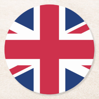 Porta-copo De Papel Redondo BRITISH FLAG, Union Jack.