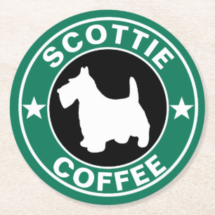 Porta-copo De Papel Redondo Café do SCOTTIE