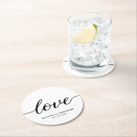 Caixa de Favor Personalizado de Casamento Simple C