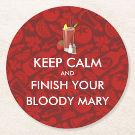 Porta-copo De Papel Redondo Calma - Maldita Mary