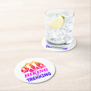 Porta-copo De Papel Redondo Caminho ou Trekking