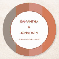Casamento Personalizado em Striped Bauhaus