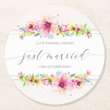 Casamento Recém-Casados Lindo | Apoio de Papel
