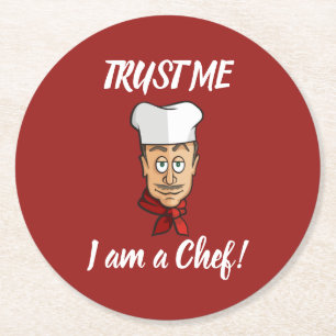 Porta-copo De Papel Redondo Chef