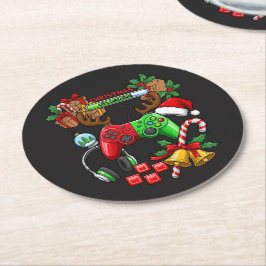 Porta-copo De Papel Redondo Christmas