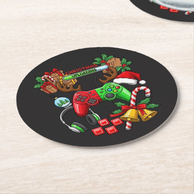 Porta-copo De Papel Redondo Christmas (Angulado)