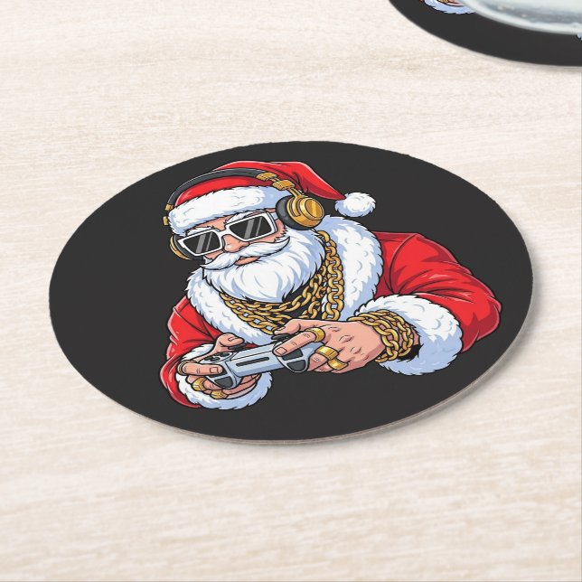 Porta-copo De Papel Redondo Christmas (Angulado)