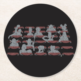 Porta-copo De Papel Redondo Cinema hall of fame