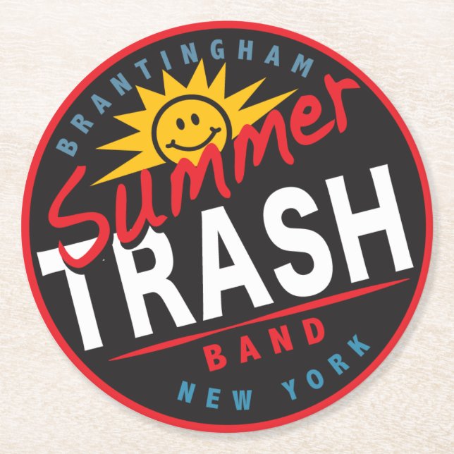 Porta-copo De Papel Redondo Coaster de bebidas de papel STB (Frente)