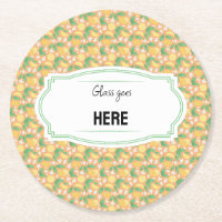 Coleção de padrões da cesta de fruta - Limão