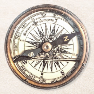 Porta-copo De Papel Redondo Compass na Água