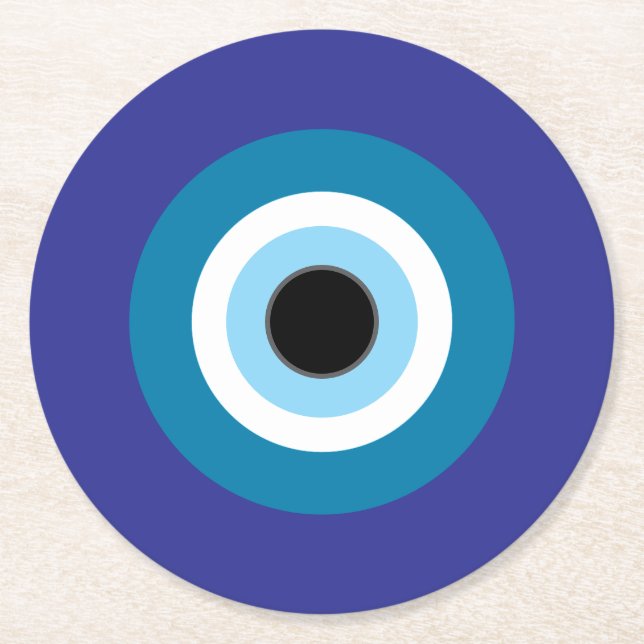 Porta-copo De Papel Redondo Conjunto de Portas copos redondas Mau (Frente)