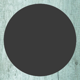 Porta-copo De Papel Redondo Cor Sólida Preta da Eerie