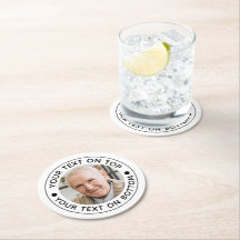 Cores de texto personalizadas de fotos minimalista