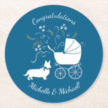 Corgi Chá de fraldas Cachorro Puppy Welsh Blue Boy