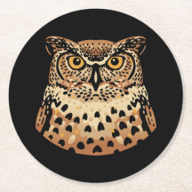 Coruja ouro para o Dia das Bruxas, Ação de Graças,