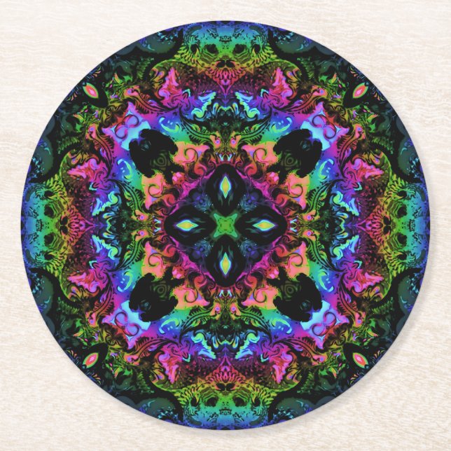 Porta-copo De Papel Redondo Crickets Pride  (Frente)