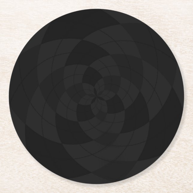 Porta-copo De Papel Redondo Crie seu próprio personalizado (Frente)