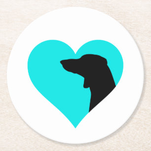 Porta-copo De Papel Redondo Dachshund