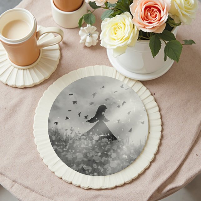 Porta-copo De Papel Redondo Dancing with birds (Criador carregado)