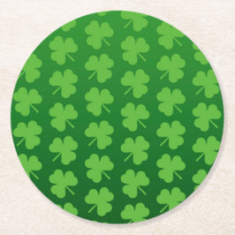 Porta-copo De Papel Redondo Dia de São Patrício