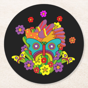 Porta-copo De Papel Redondo Dicas de cristal e Alistair