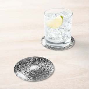 Porta-copo De Papel Redondo Disco Ball