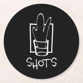 Porta-copo De Papel Redondo Dispara Portas copos redondas de papel