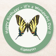 É uma Festa de aniversário de borboleta de Swallow