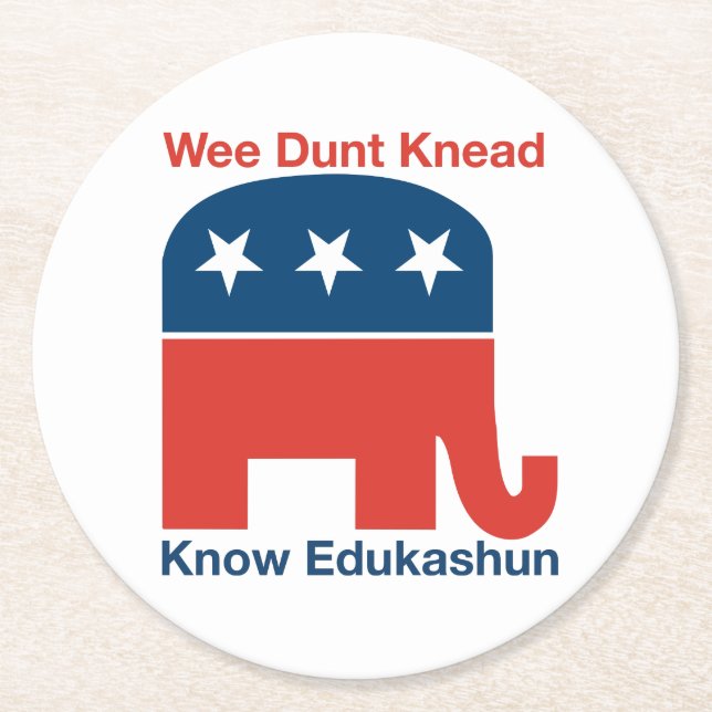 Porta-copo De Papel Redondo Edukashun - portas copos redondas (Frente)