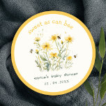 Porta-copo De Papel Redondo Edulcoração Amarelo De Flor Selvagem Como Chá de f<br><div class="desc">Se você precisar de outro produto ou personalização correspondente,  por gentileza,  envie uma mensagem via Zazzle.</div>
