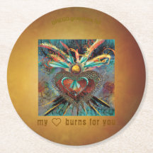 Enquanto meu coração queima para você.