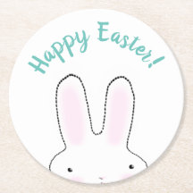 Escrito personalizado coelhinho bonito de felz pas