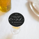 Porta-copo De Papel Redondo Estou dançando Recepção de casamento, Cobrir de be<br><div class="desc">Estamos sempre a adicionar novas designs diariamente!</div>
