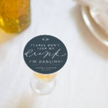 Porta-copo De Papel Redondo Estou dançando Recepção de casamento, Cobrir de be<br><div class="desc">Estamos sempre a adicionar novas designs diariamente!</div>