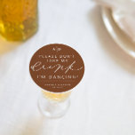 Porta-copo De Papel Redondo Estou dançando Recepção de casamento, Cobrir de be<br><div class="desc">Estamos sempre a adicionar novas designs diariamente!</div>