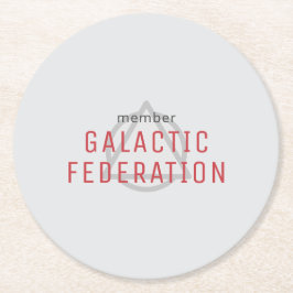 Porta-copo De Papel Redondo Federação Galáctica