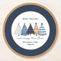 Feriado de Natal Moderno com Táxis Azuis marinhos