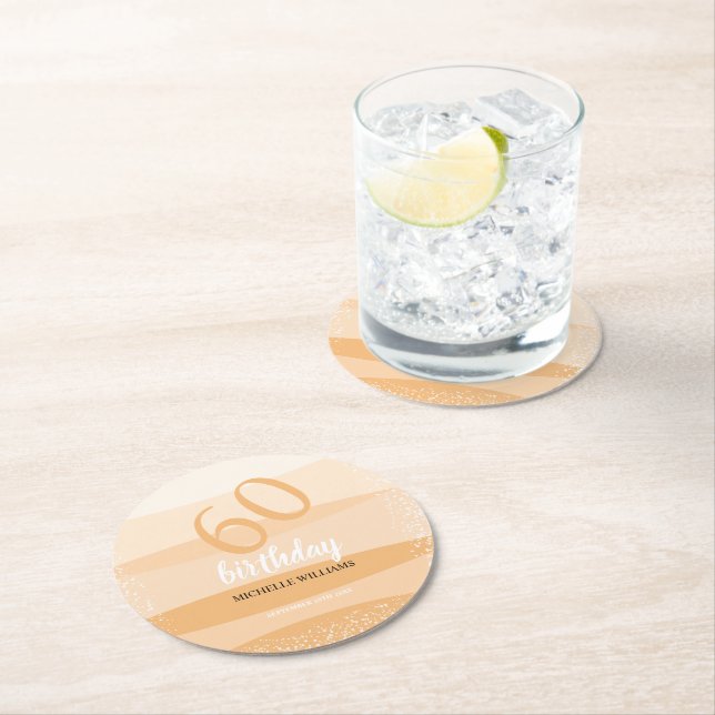 Porta-copo De Papel Redondo Festa de aniversário De Verão Moderna A Rosa (Insitu)