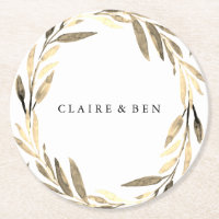 Festa de noivado de Casamento de Folha do Ouro Mod