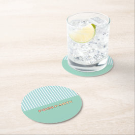 Porta-copo De Papel Redondo FESTA NA PISCINA Listras