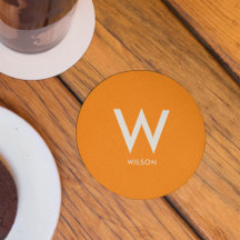 Festa Pessoal Monograma Laranja