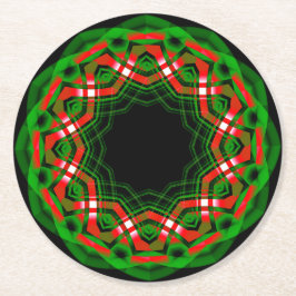 Porta-copo De Papel Redondo Festival Celtic Yule