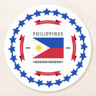 Porta-copo De Papel Redondo Filipinas