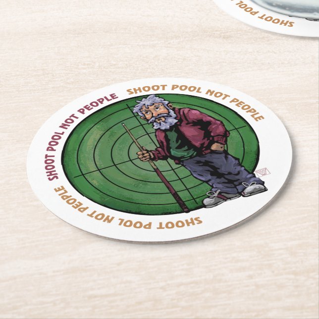 Porta-copo De Papel Redondo Fotografar piscina não Pessoas (Angulado)