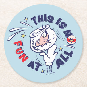 Porta-copo De Papel Redondo Gato no Chapéu   Isto Não É Nada Divertido