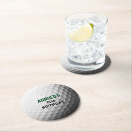 Porta-copo De Papel Redondo Golf Ball Party